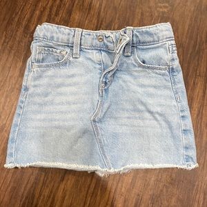 Toddler denim skirt